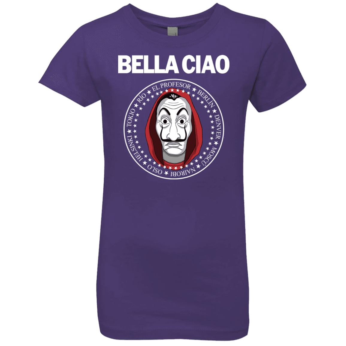 T-Shirts Purple Rush / YXS Bella Ciao Girls Premium T-Shirt