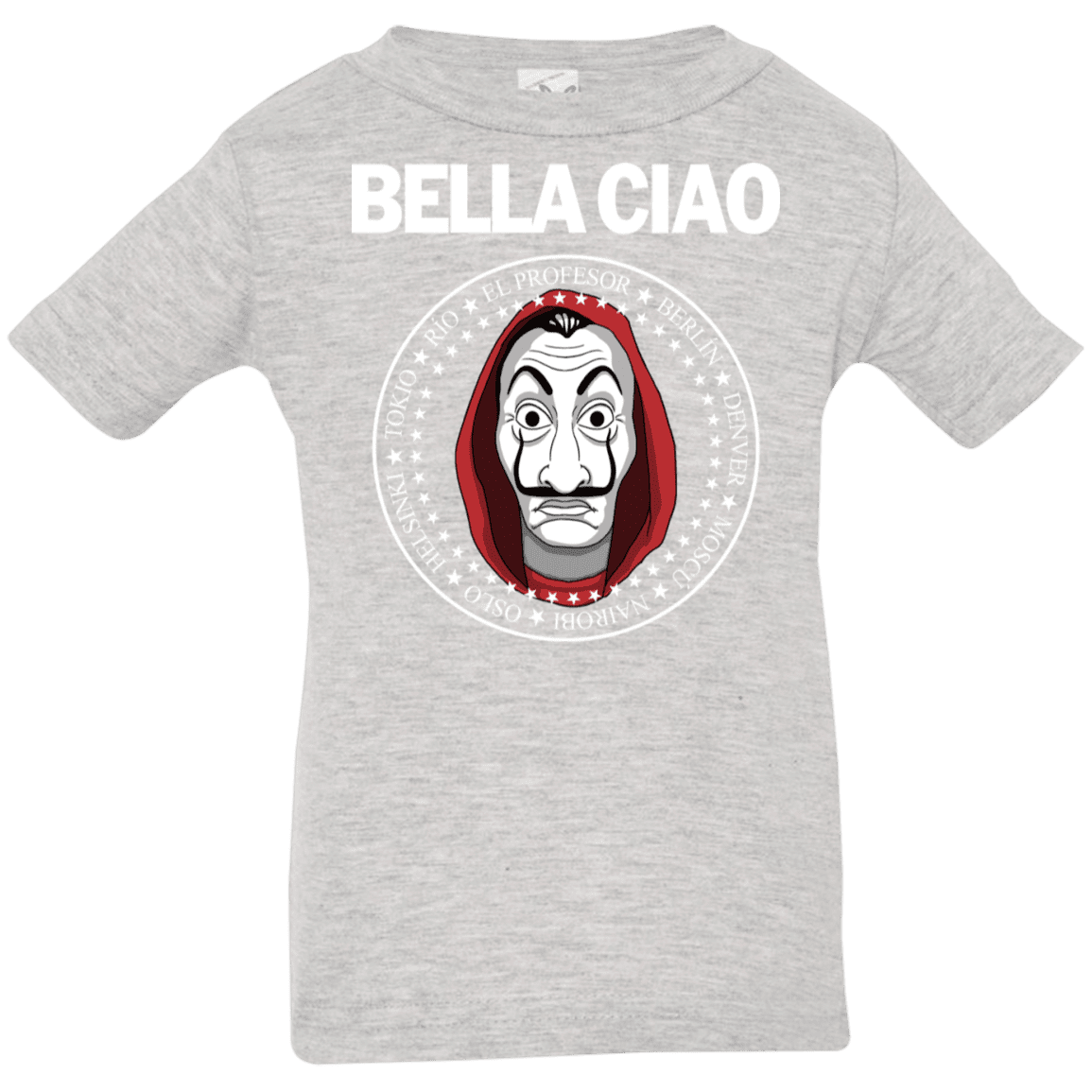 T-Shirts Heather Grey / 6 Months Bella Ciao Infant Premium T-Shirt