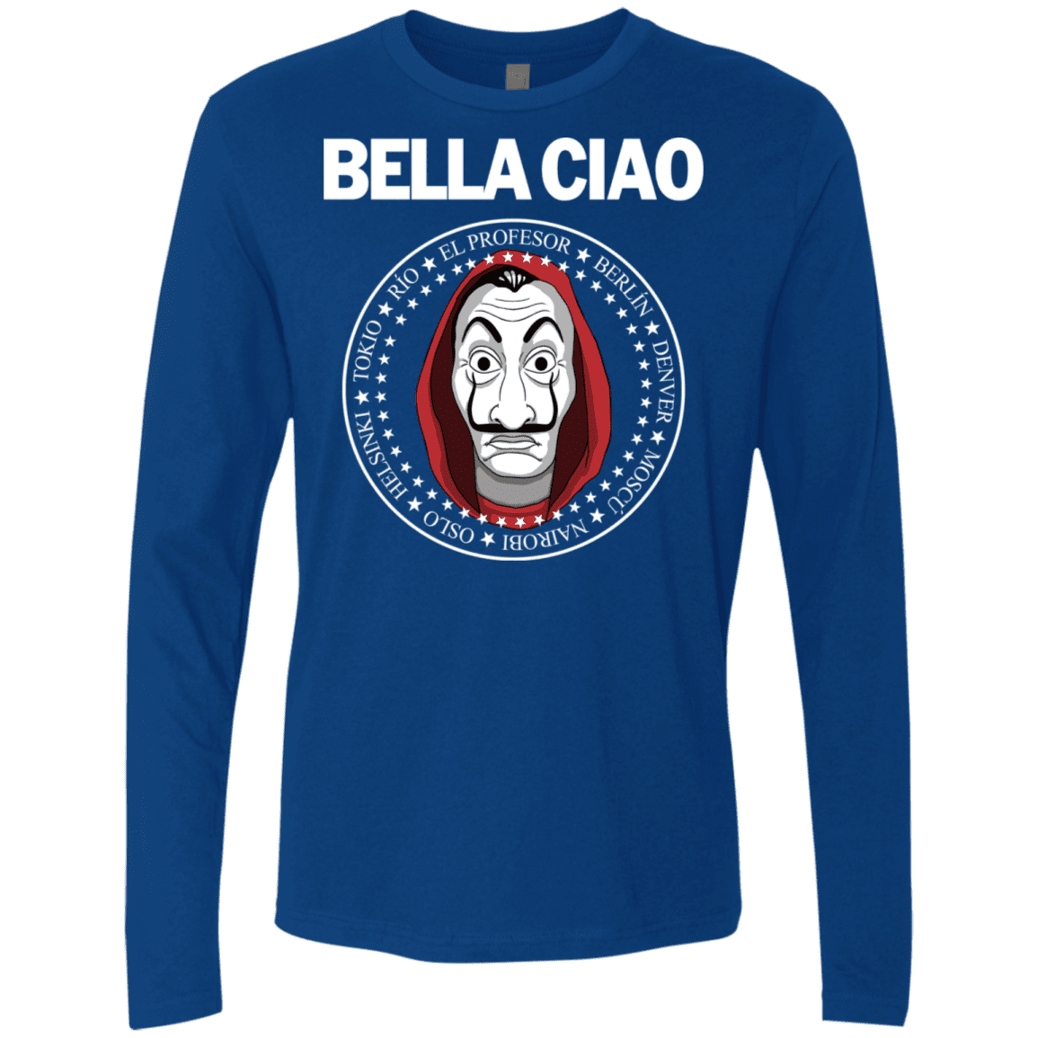 T-Shirts Royal / S Bella Ciao Men's Premium Long Sleeve