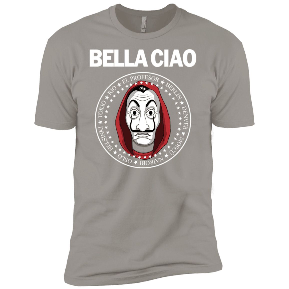 T-Shirts Light Grey / X-Small Bella Ciao Men's Premium T-Shirt