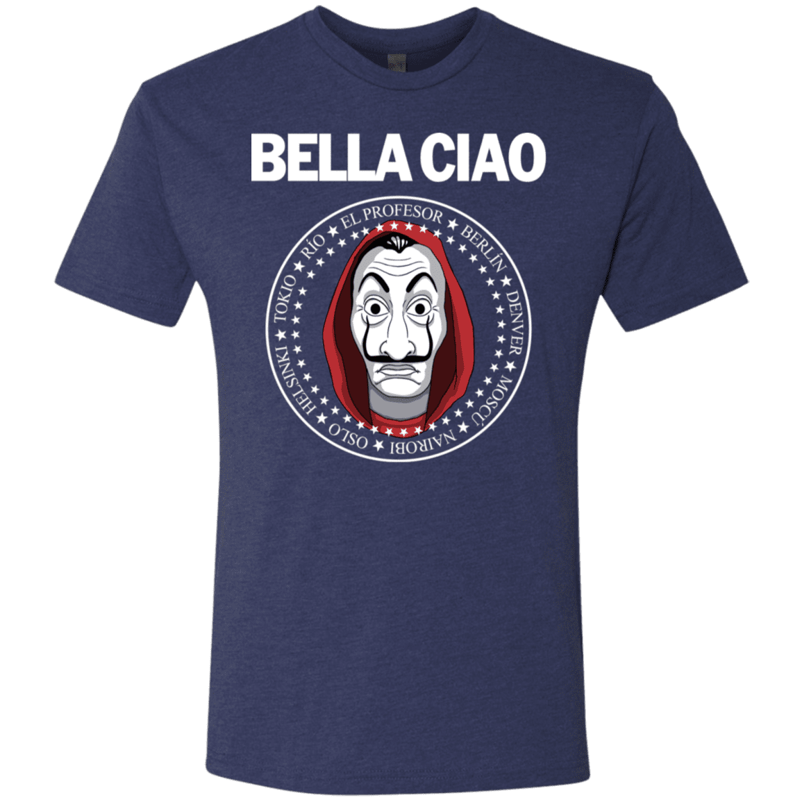 T-Shirts Vintage Navy / S Bella Ciao Men's Triblend T-Shirt
