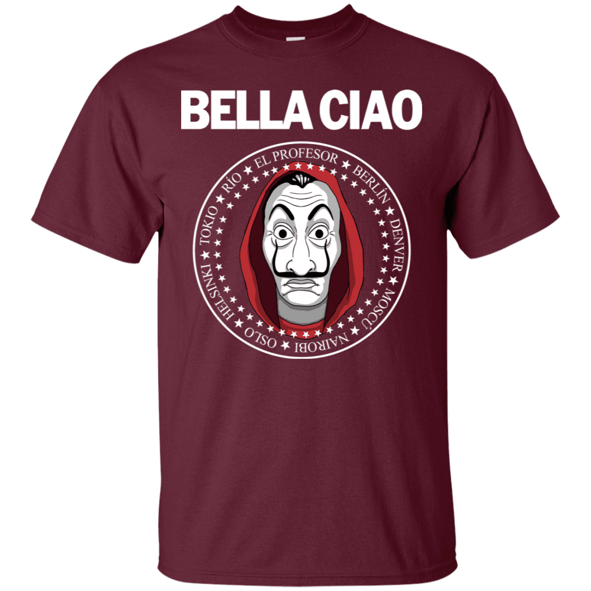 T-Shirts Maroon / S Bella Ciao T-Shirt