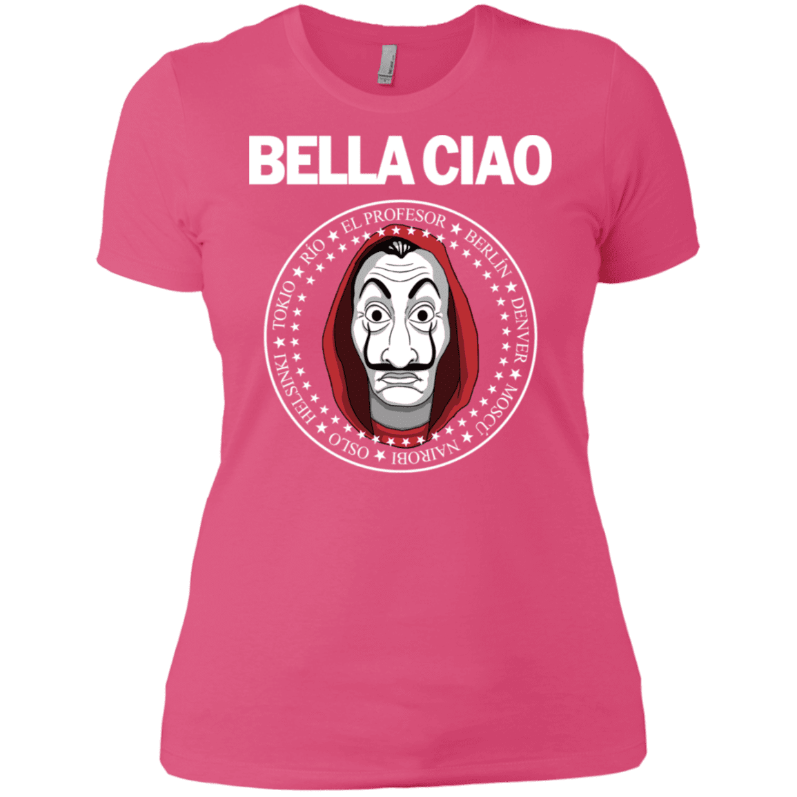 T-Shirts Hot Pink / X-Small Bella Ciao Women's Premium T-Shirt