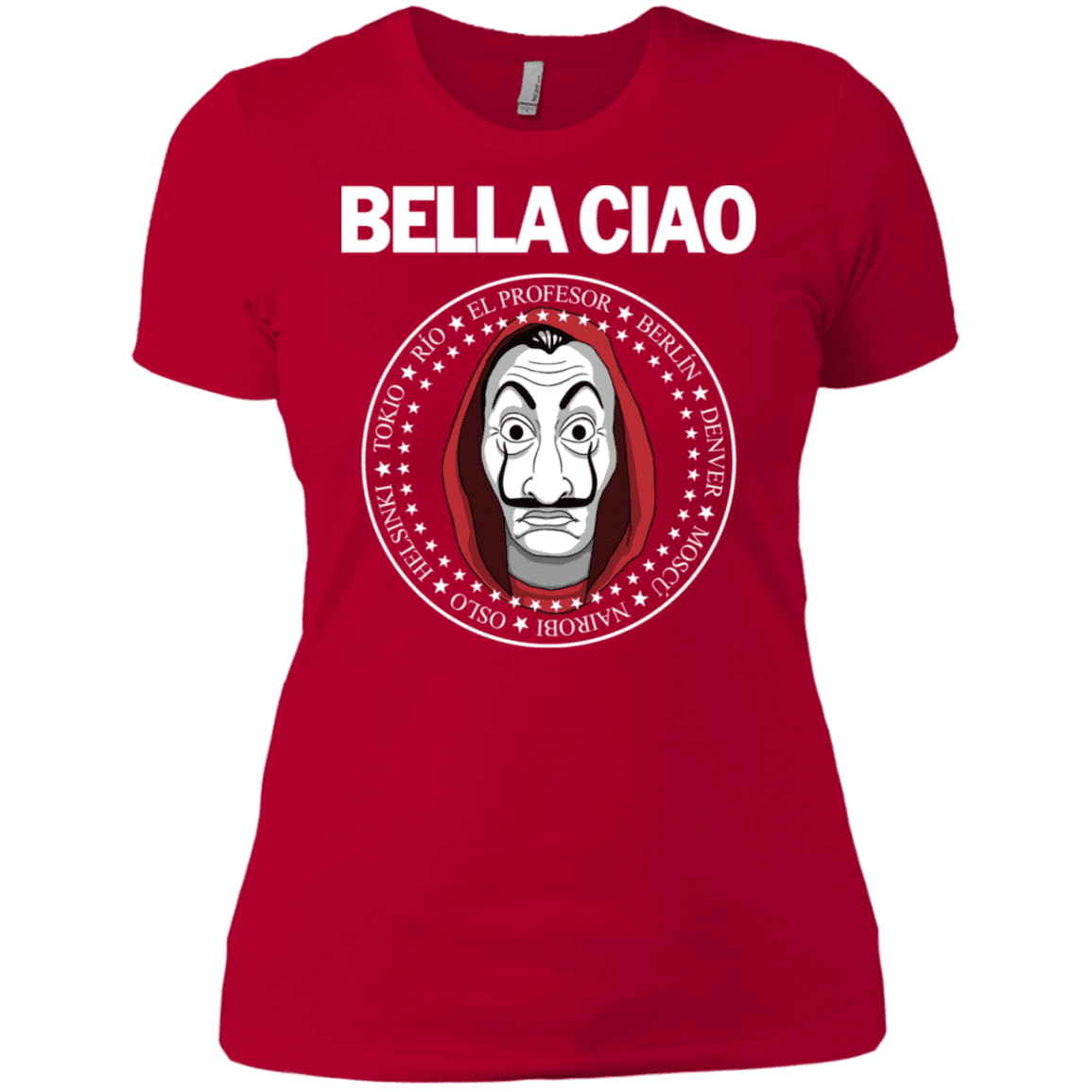 T-Shirts Red / X-Small Bella Ciao Women's Premium T-Shirt