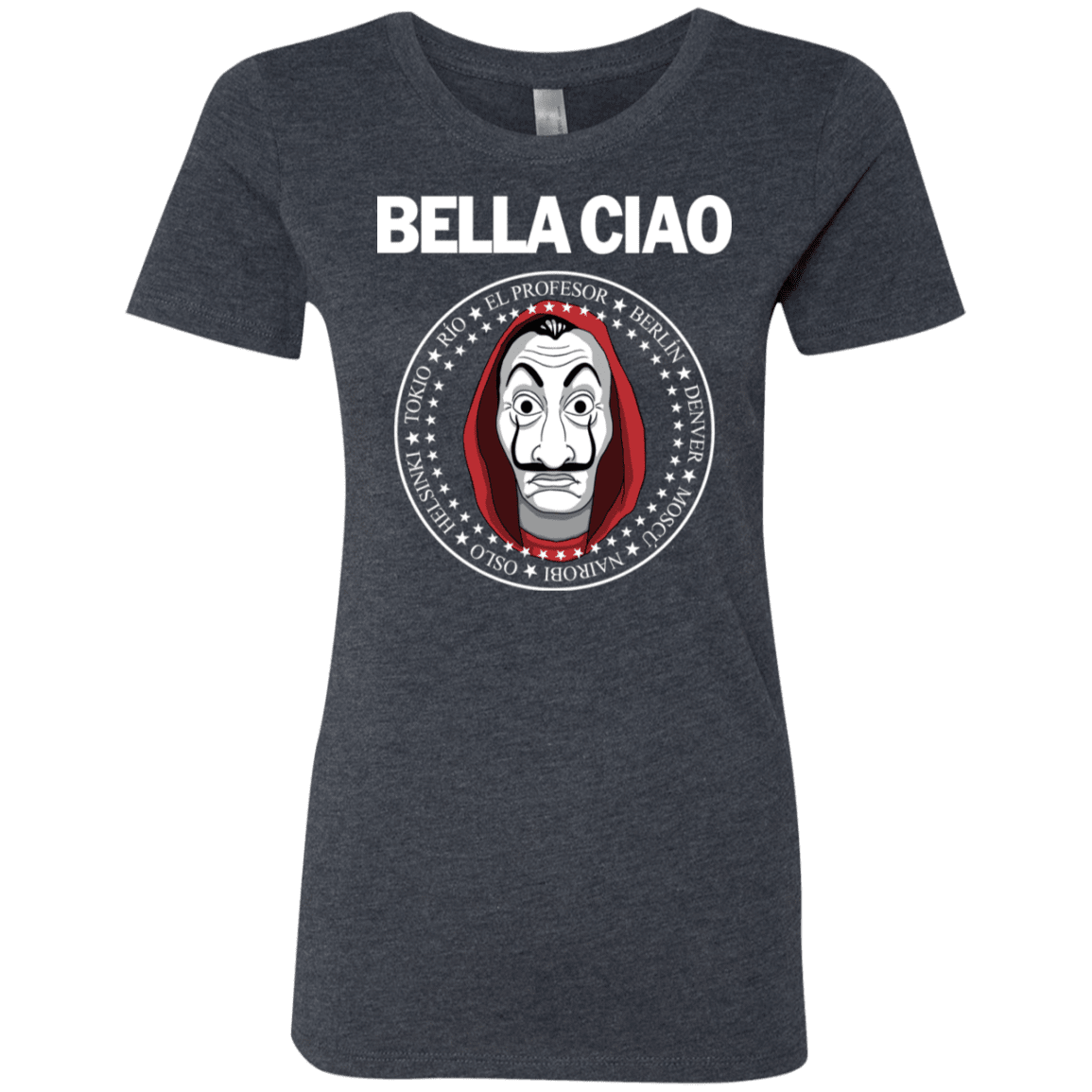 T-Shirts Vintage Navy / S Bella Ciao Women's Triblend T-Shirt