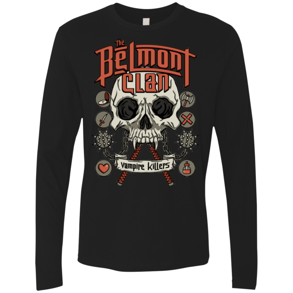 T-Shirts Black / Small Belmont Clan Men's Premium Long Sleeve