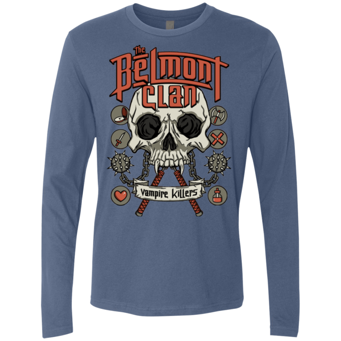 T-Shirts Indigo / Small Belmont Clan Men's Premium Long Sleeve