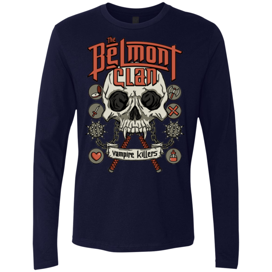 T-Shirts Midnight Navy / Small Belmont Clan Men's Premium Long Sleeve