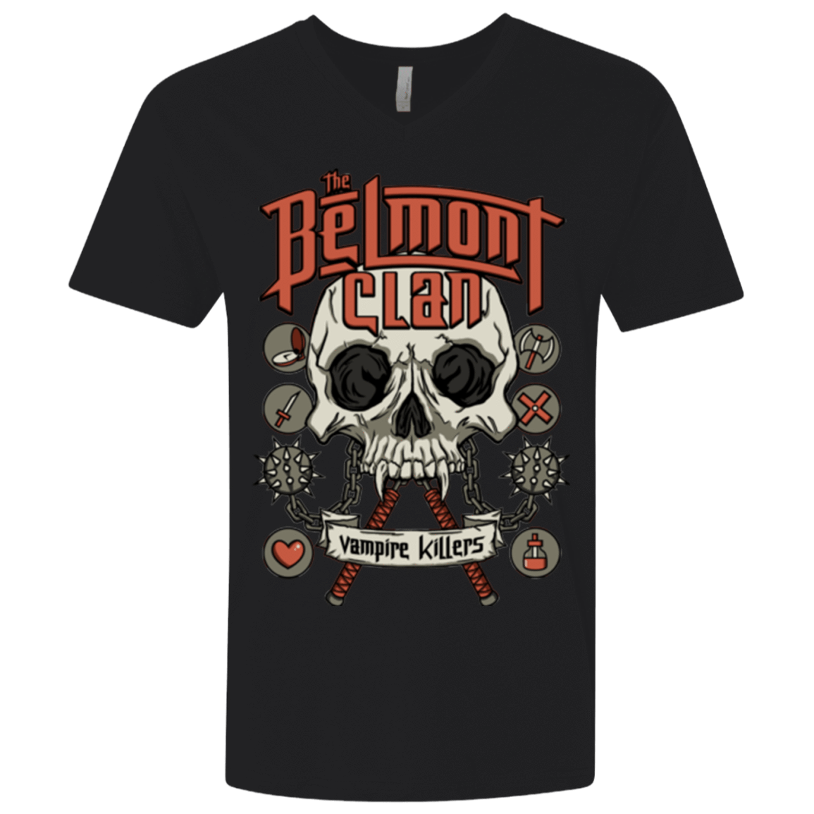 T-Shirts Black / X-Small Belmont Clan Men's Premium V-Neck