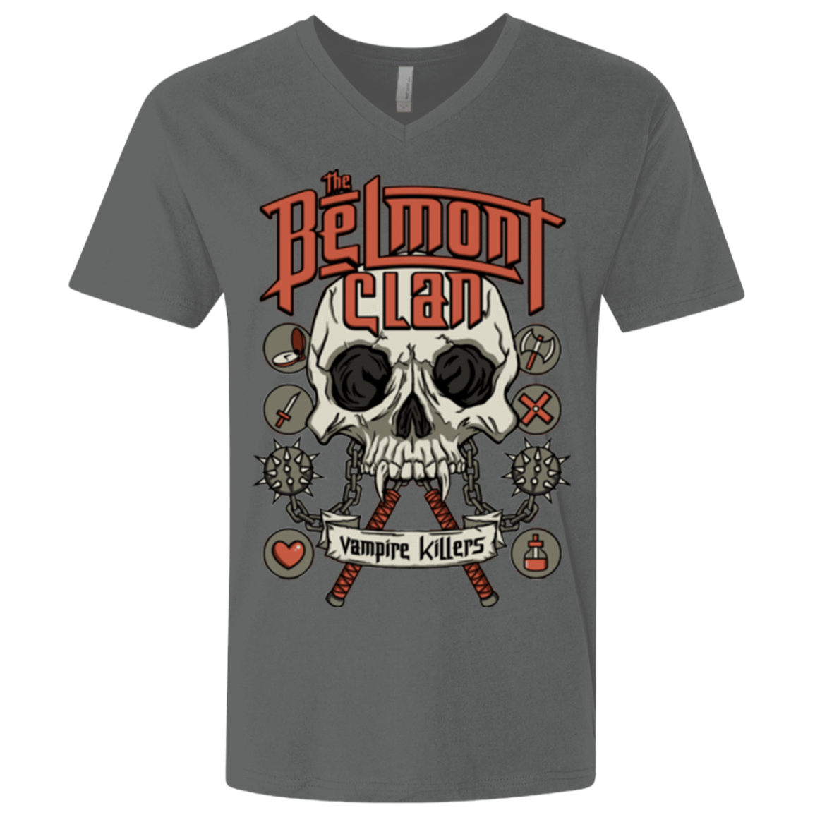 T-Shirts Heavy Metal / X-Small Belmont Clan Men's Premium V-Neck