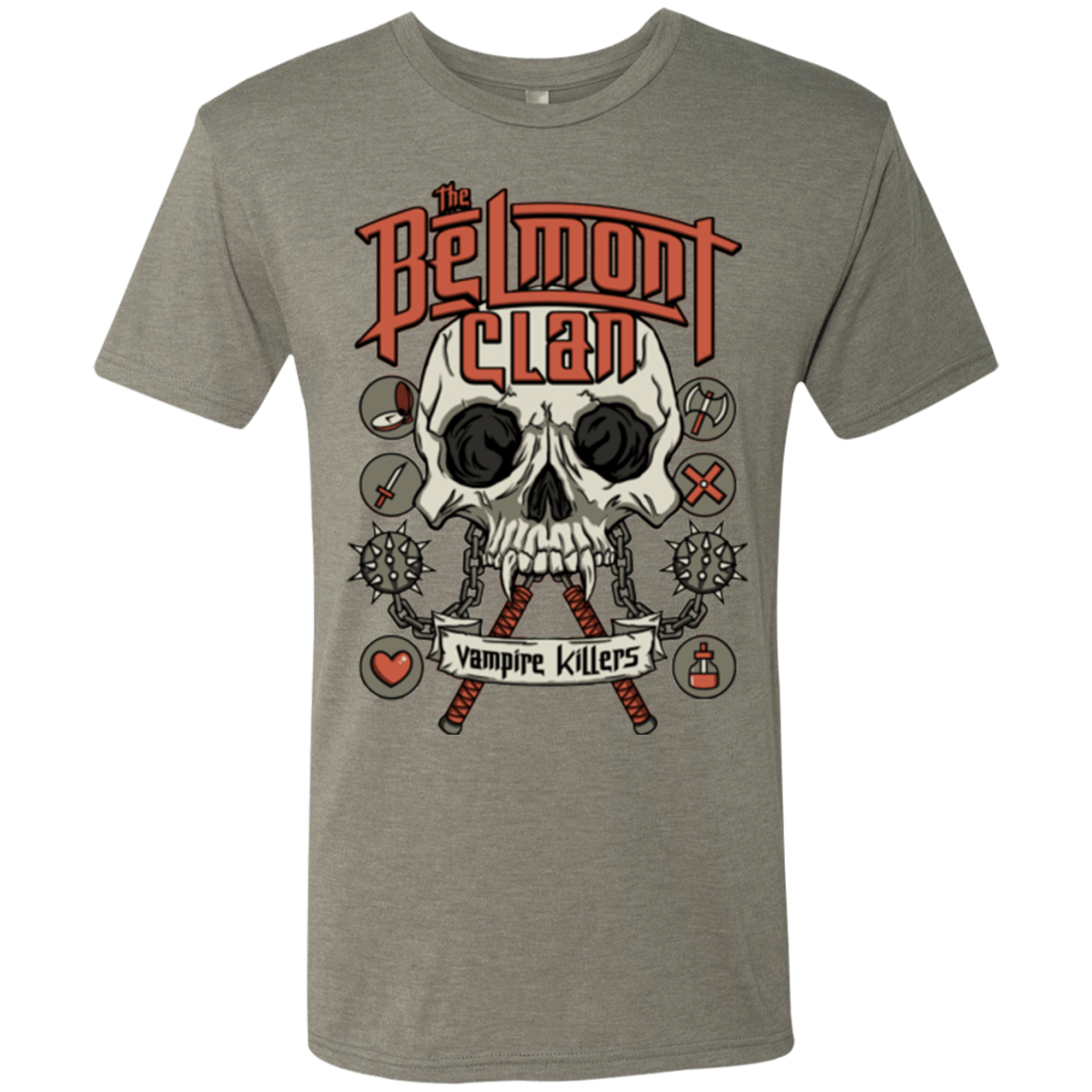 T-Shirts Venetian Grey / Small Belmont Clan Men's Triblend T-Shirt