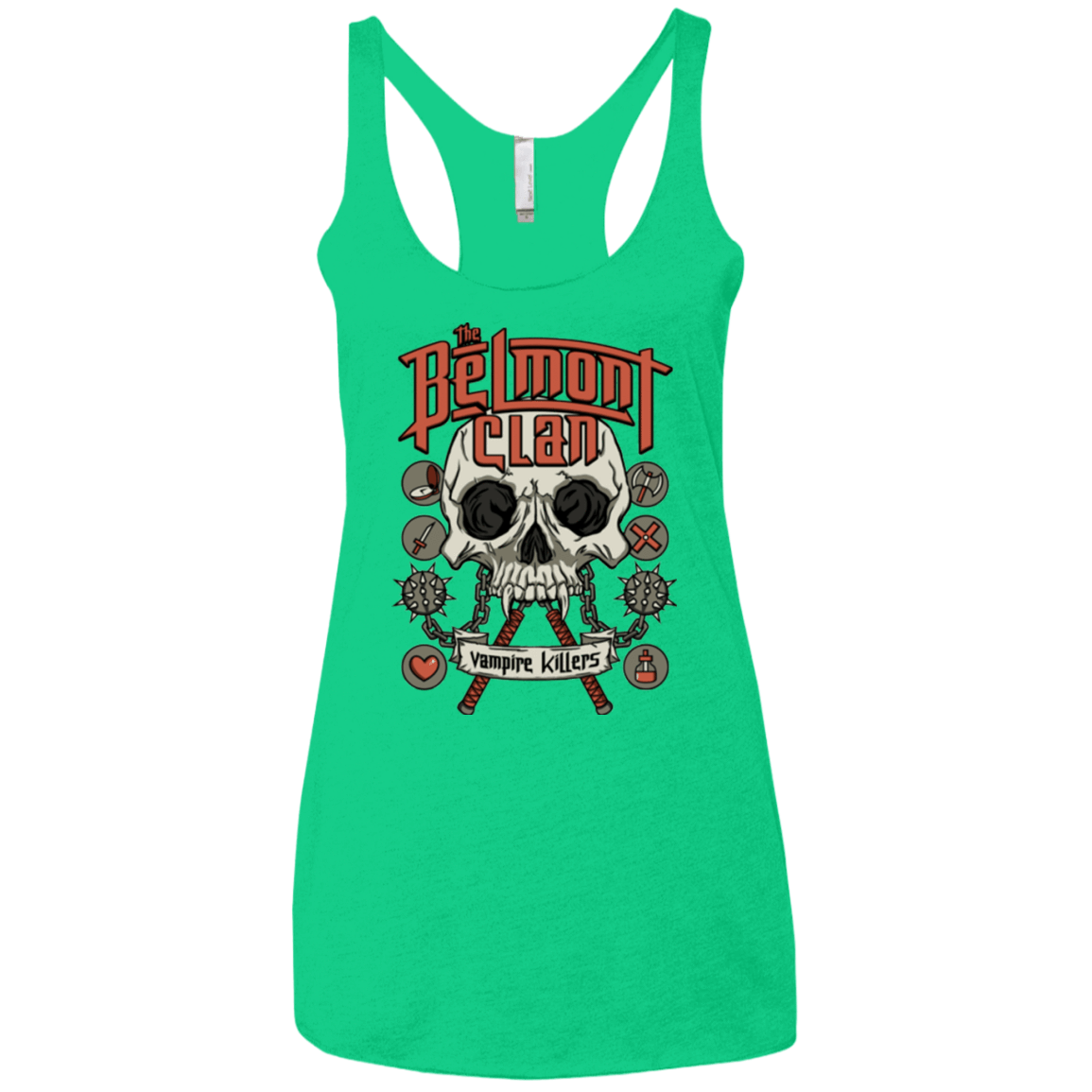 T-Shirts Envy / X-Small Belmont Clan Women's Triblend Racerback Tank