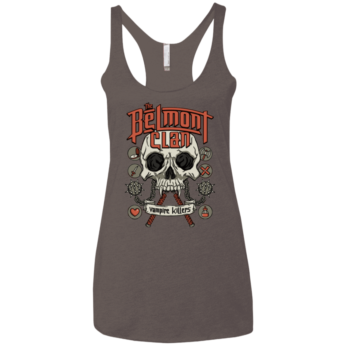 T-Shirts Macchiato / X-Small Belmont Clan Women's Triblend Racerback Tank