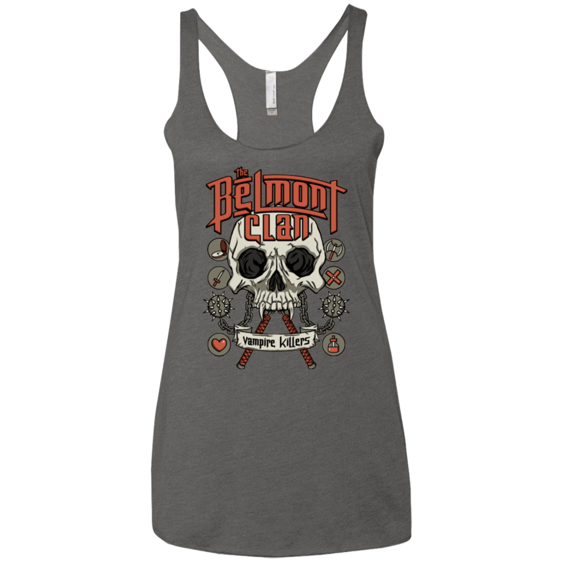 T-Shirts Premium Heather / X-Small Belmont Clan Women's Triblend Racerback Tank