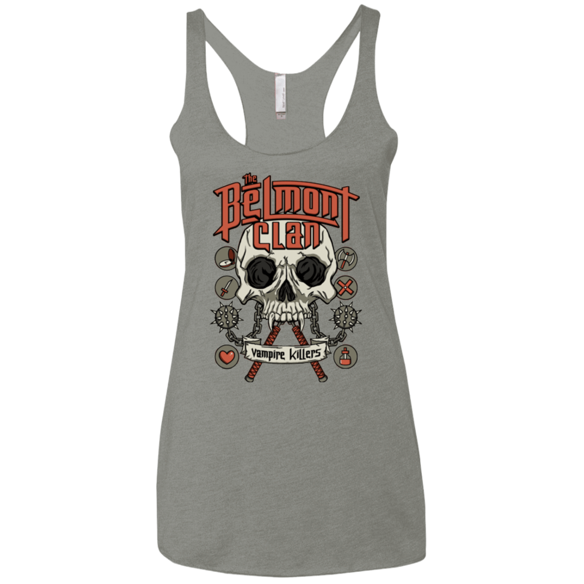 T-Shirts Venetian Grey / X-Small Belmont Clan Women's Triblend Racerback Tank