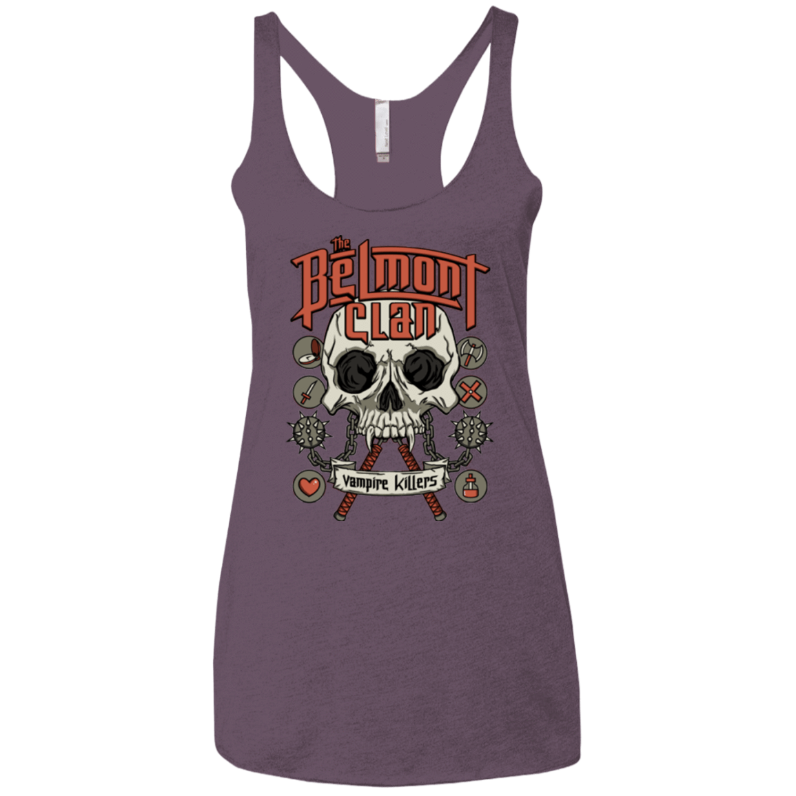 T-Shirts Vintage Purple / X-Small Belmont Clan Women's Triblend Racerback Tank