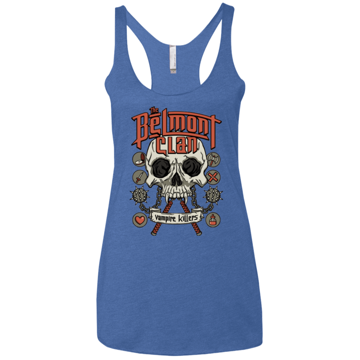 T-Shirts Vintage Royal / X-Small Belmont Clan Women's Triblend Racerback Tank