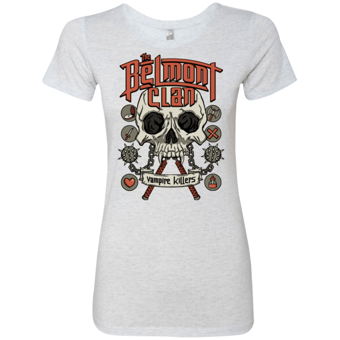 T-Shirts Heather White / Small Belmont Clan Women's Triblend T-Shirt