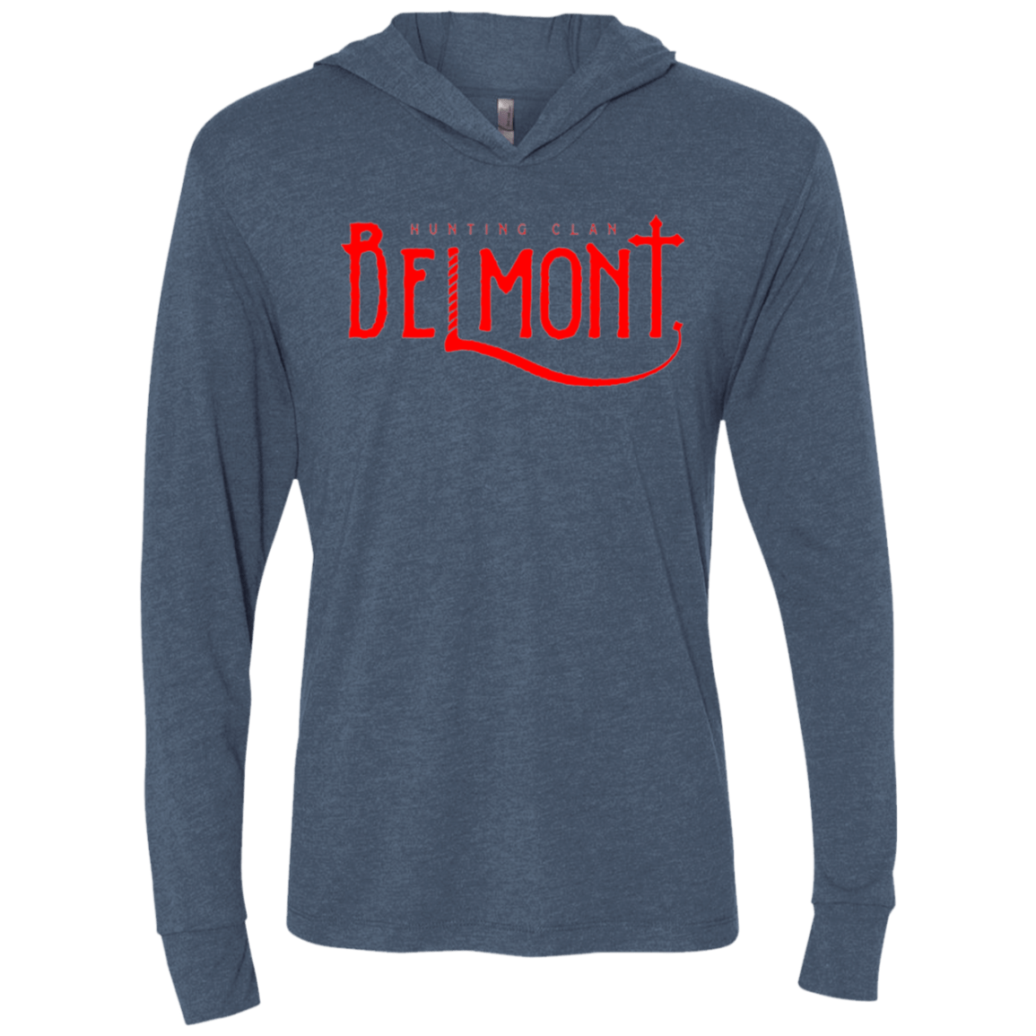 T-Shirts Indigo / X-Small Belmont Triblend Long Sleeve Hoodie Tee