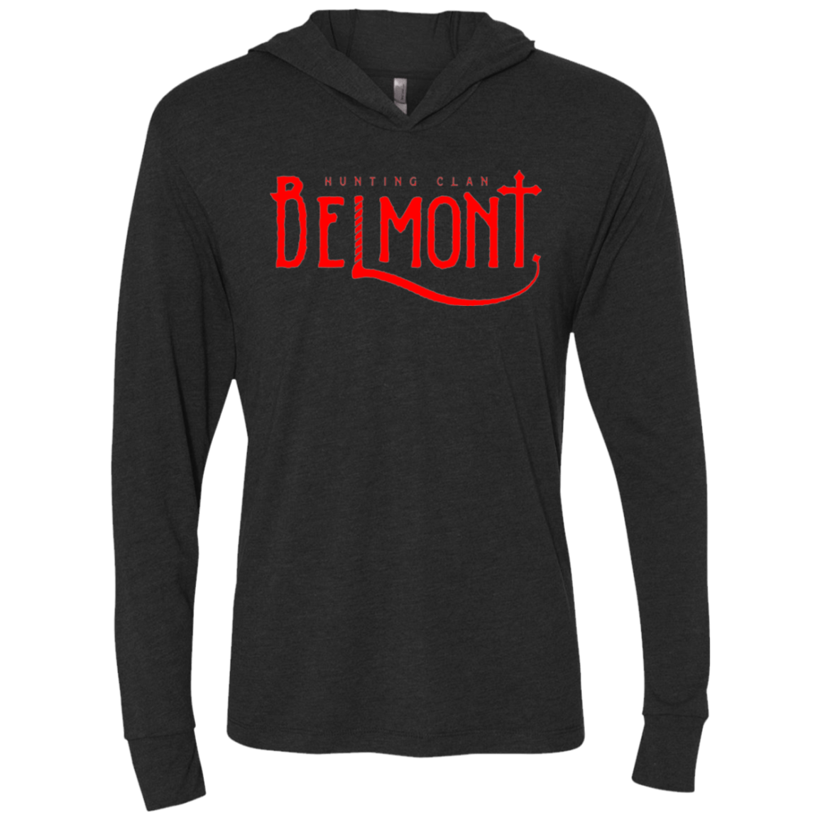 T-Shirts Vintage Black / X-Small Belmont Triblend Long Sleeve Hoodie Tee