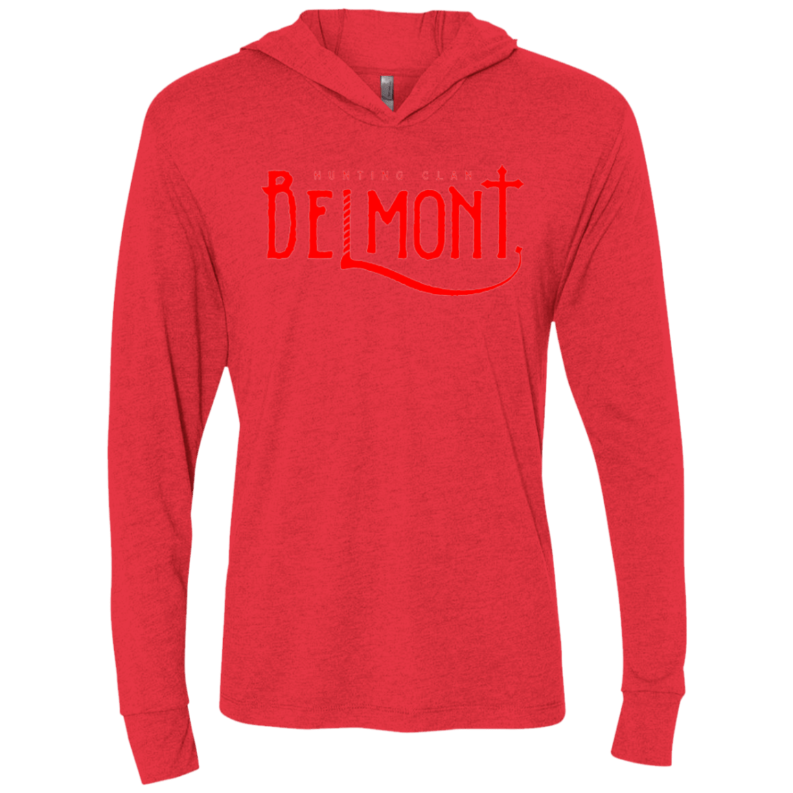 T-Shirts Vintage Red / X-Small Belmont Triblend Long Sleeve Hoodie Tee