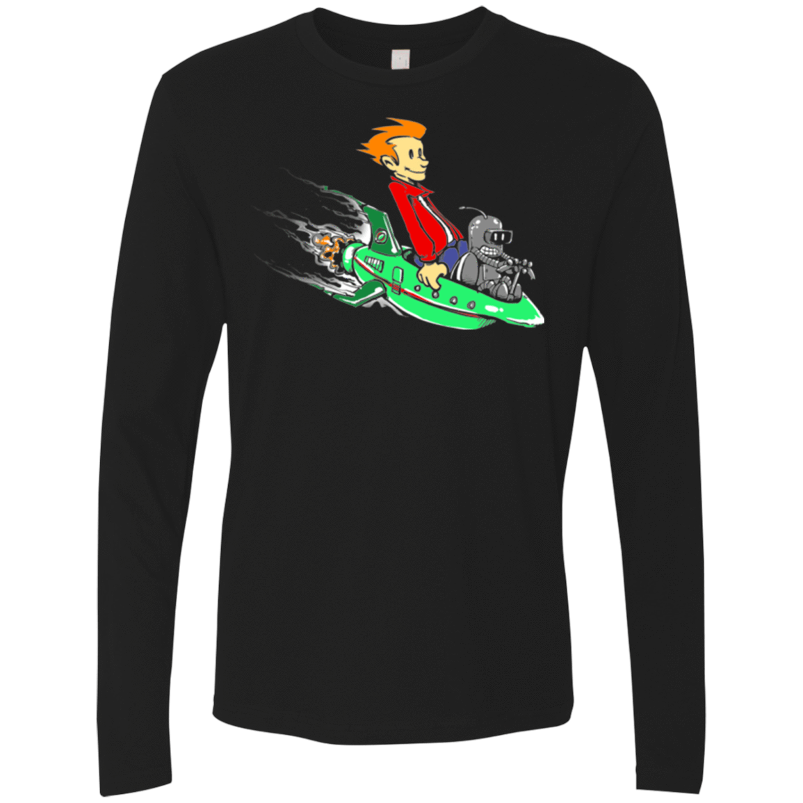 T-Shirts Black / Small Bender and Fry Men's Premium Long Sleeve