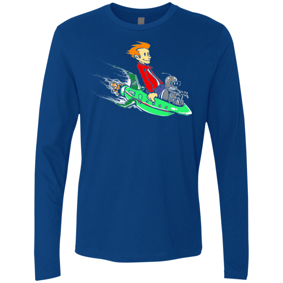 T-Shirts Royal / Small Bender and Fry Men's Premium Long Sleeve