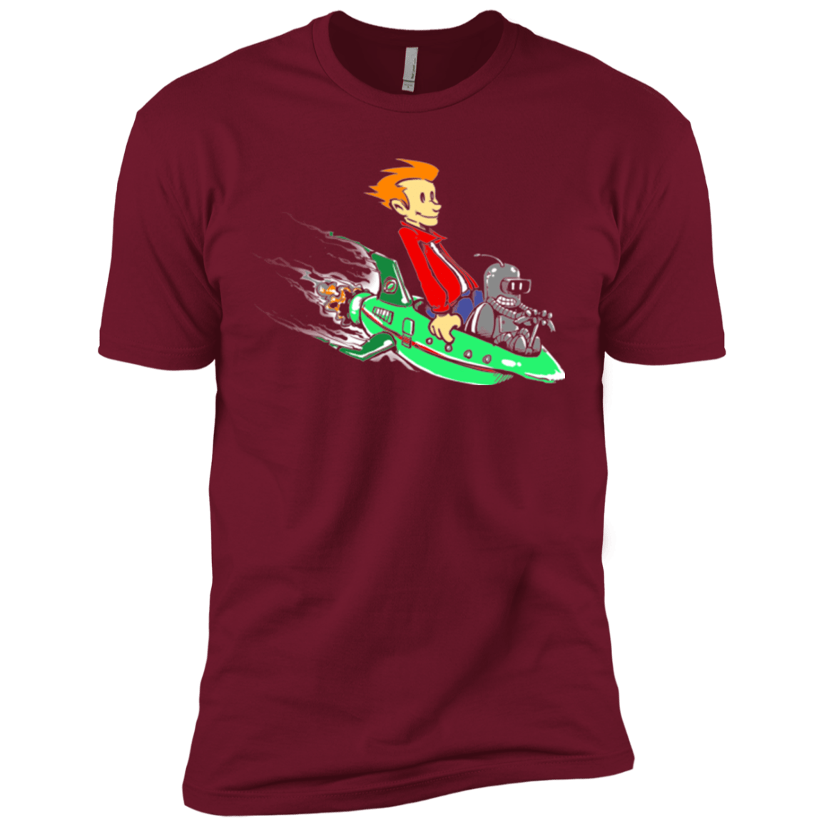 T-Shirts Cardinal / X-Small Bender and Fry Men's Premium T-Shirt