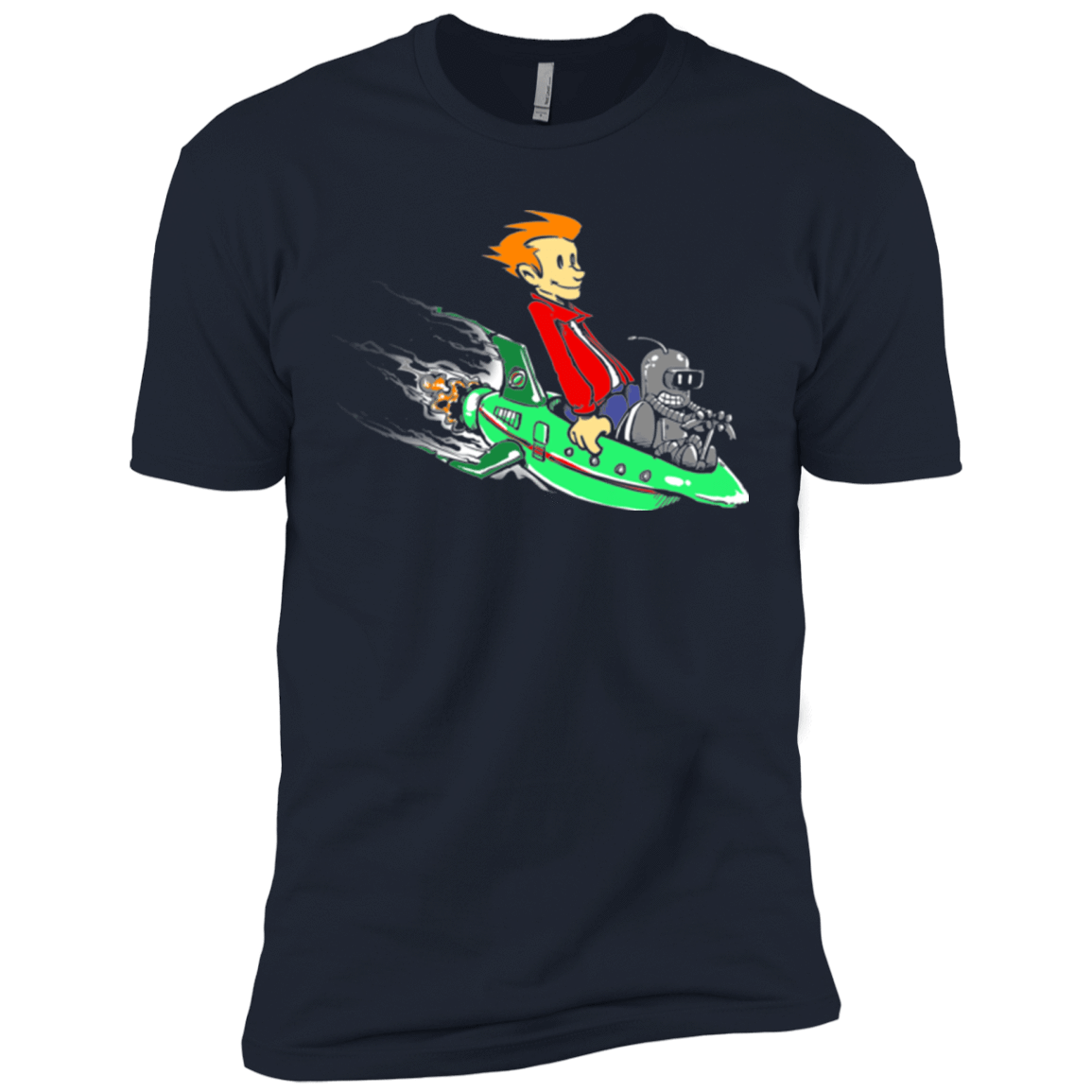 T-Shirts Midnight Navy / X-Small Bender and Fry Men's Premium T-Shirt