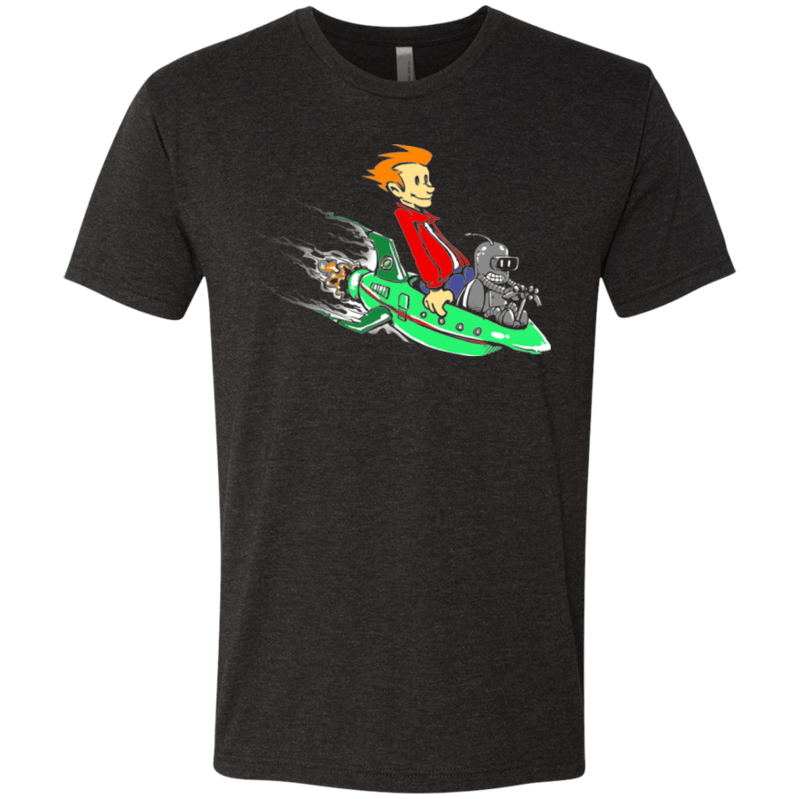 T-Shirts Vintage Black / Small Bender and Fry Men's Triblend T-Shirt
