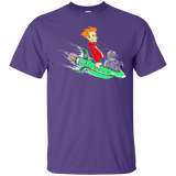 T-Shirts Purple / Small Bender and Fry T-Shirt