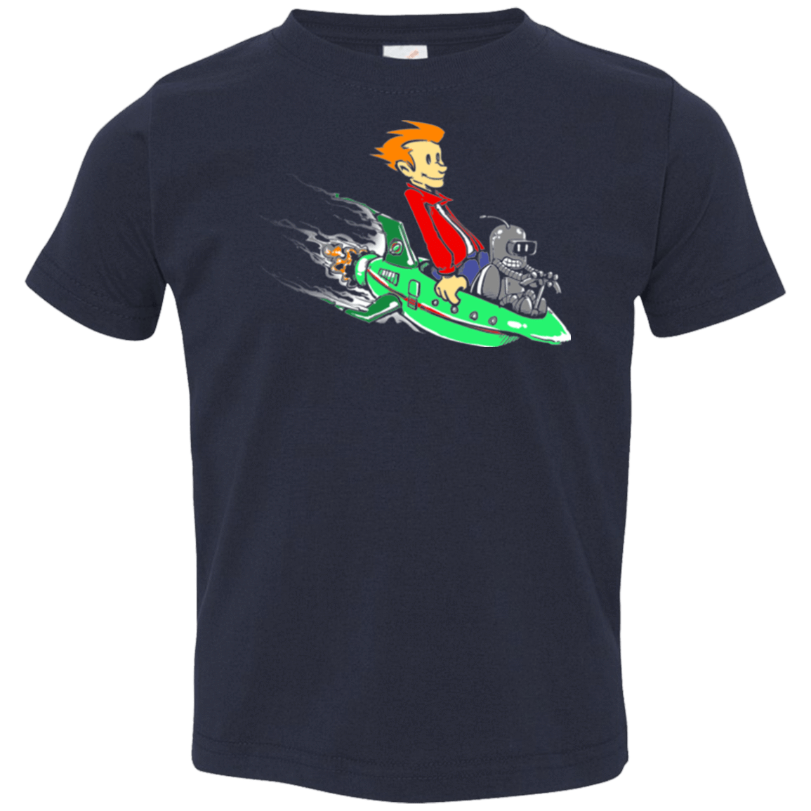 T-Shirts Navy / 2T Bender and Fry Toddler Premium T-Shirt