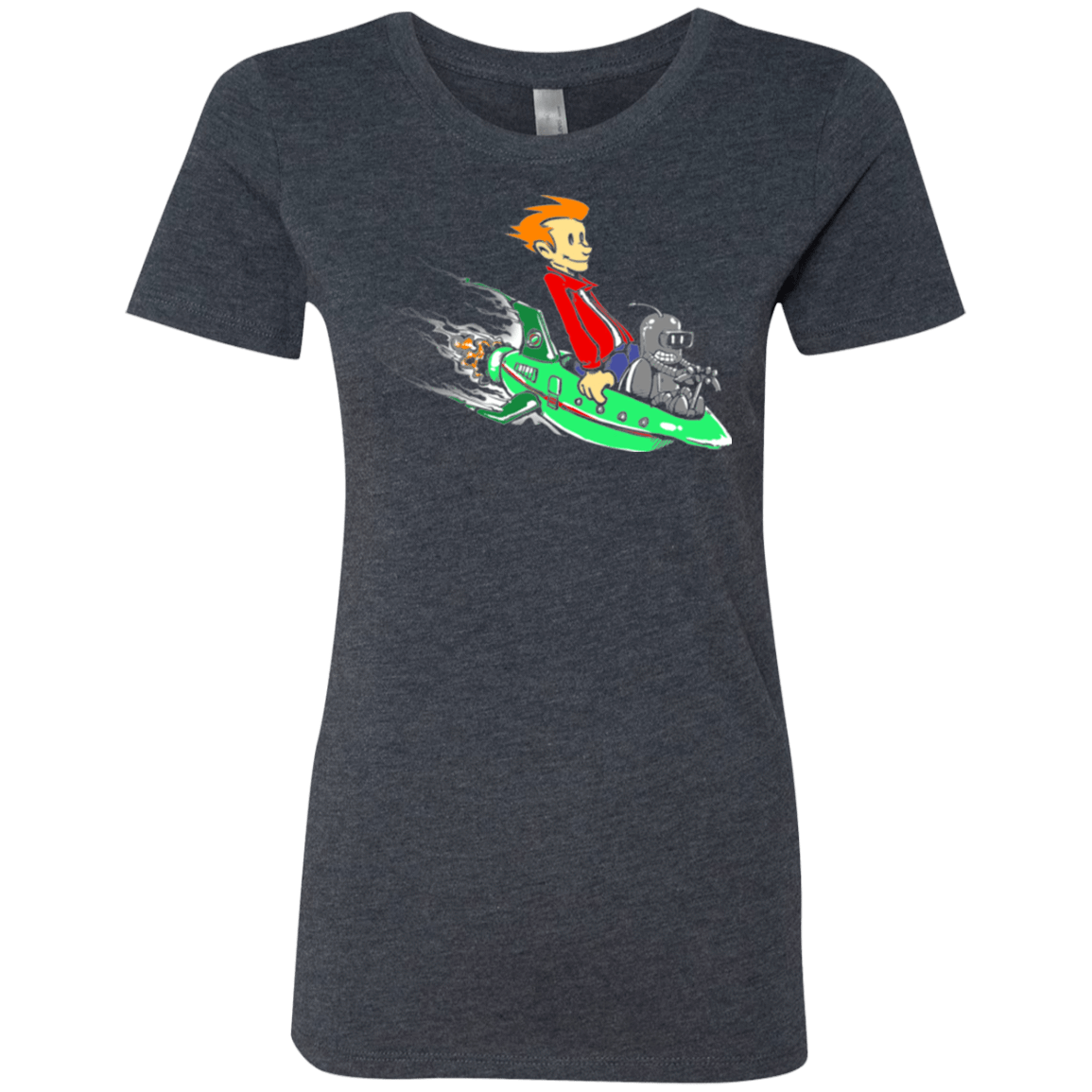 T-Shirts Vintage Navy / Small Bender and Fry Women's Triblend T-Shirt
