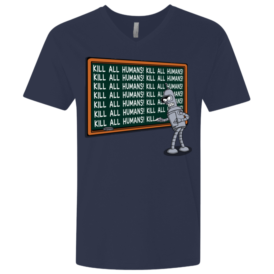 T-Shirts Midnight Navy / X-Small Bender Detention Men's Premium V-Neck