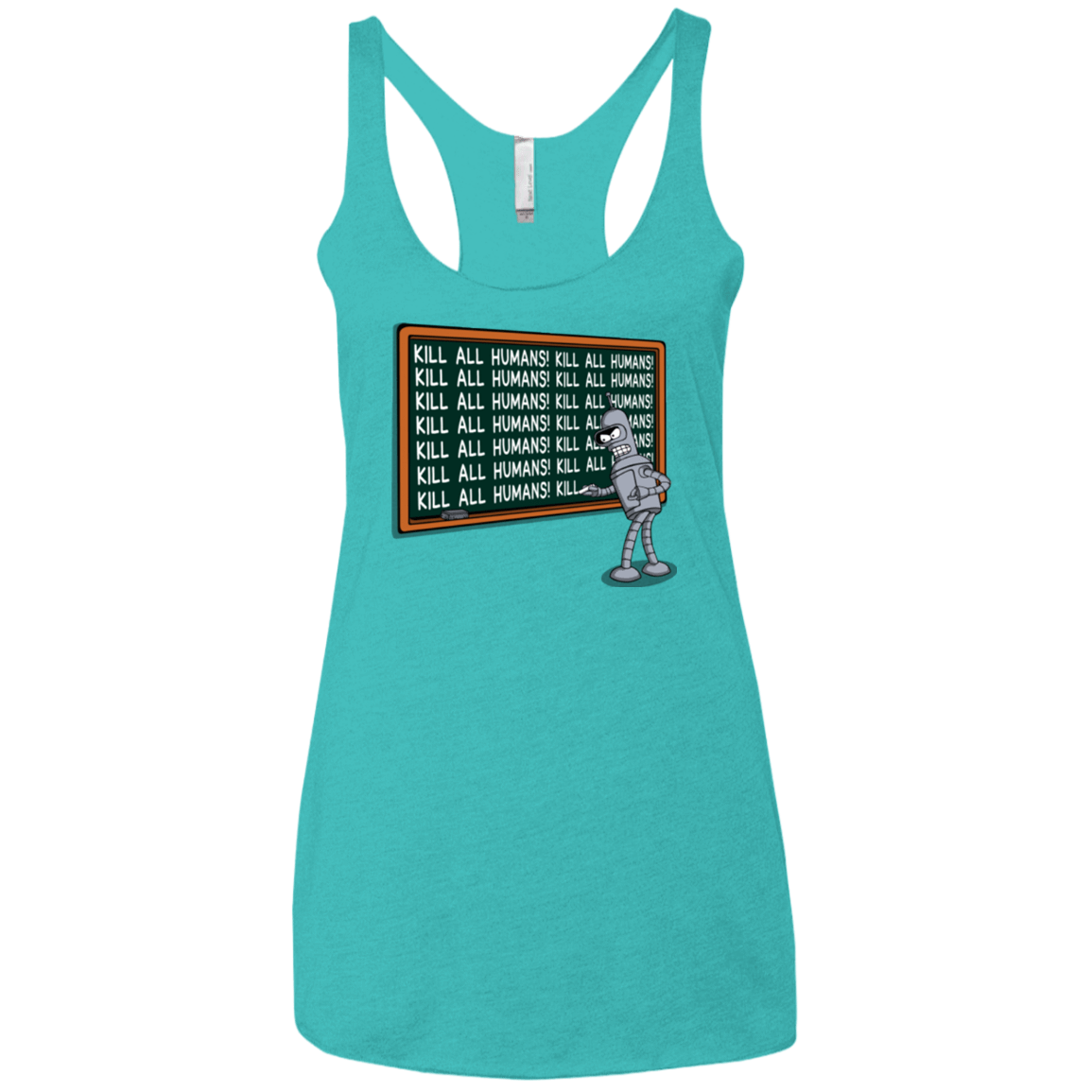 T-Shirts Tahiti Blue / X-Small Bender Detention Women's Triblend Racerback Tank