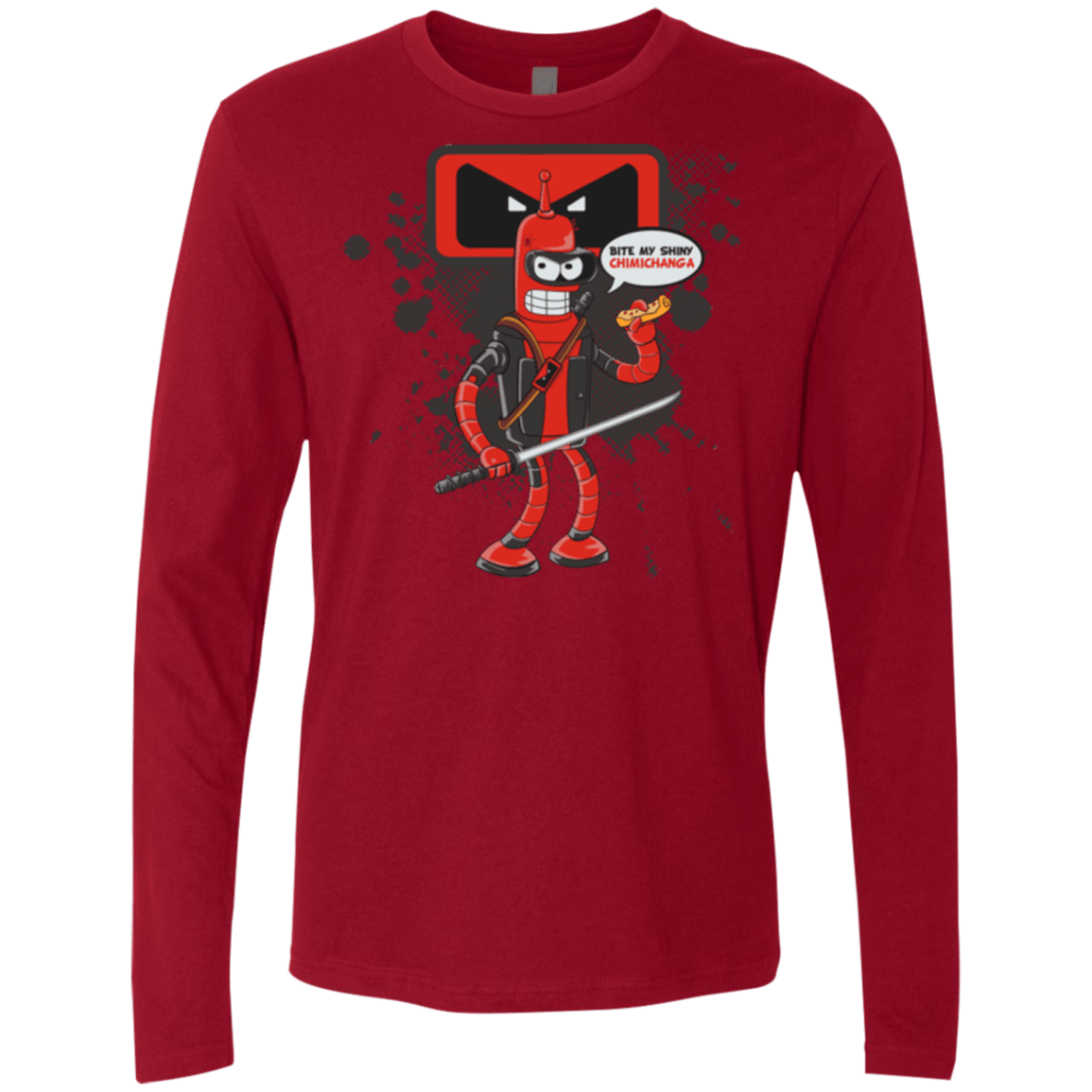 T-Shirts Cardinal / Small Bending The Fourth Wall Men's Premium Long Sleeve