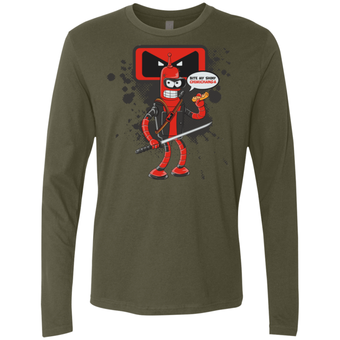 T-Shirts Military Green / Small Bending The Fourth Wall Men's Premium Long Sleeve