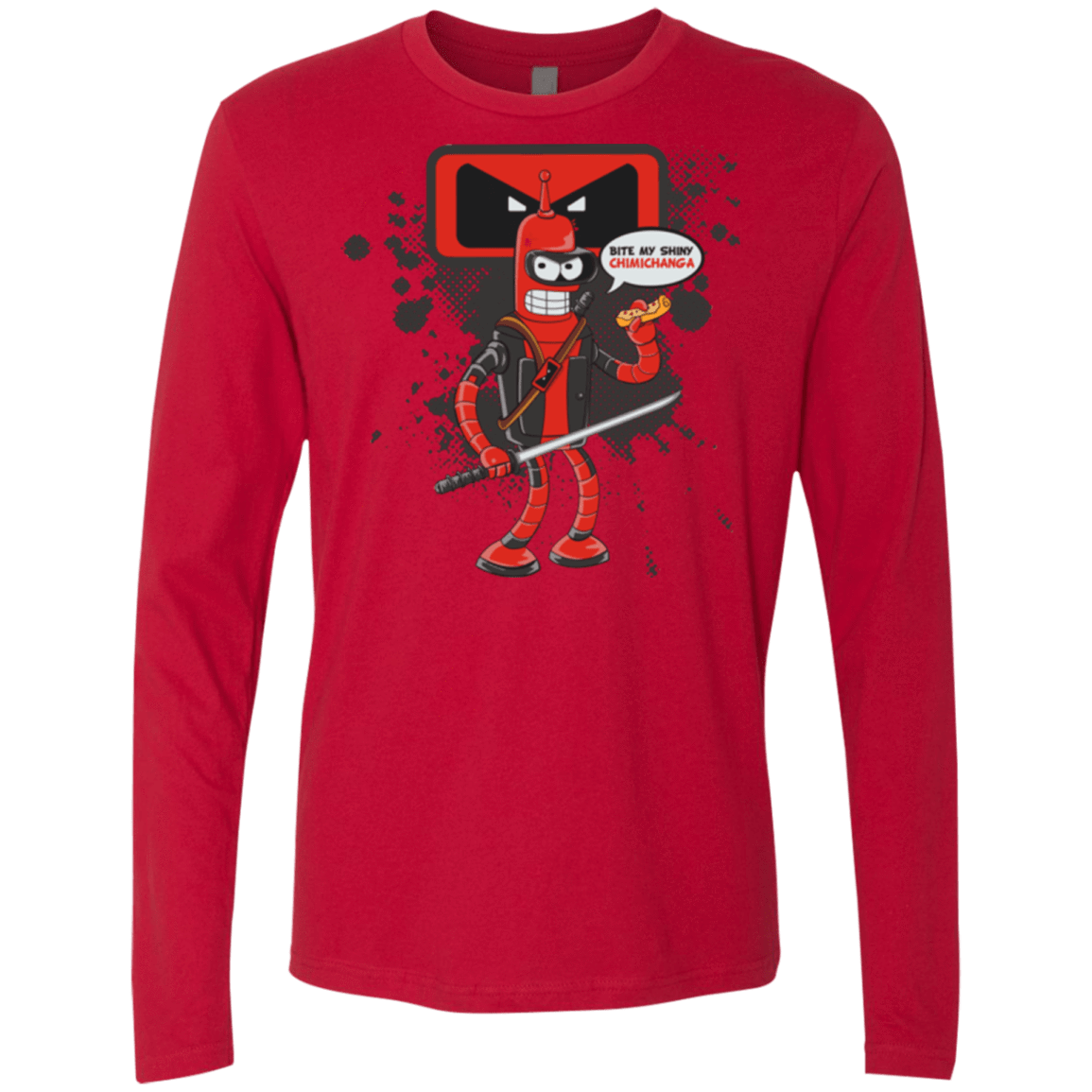 T-Shirts Red / Small Bending The Fourth Wall Men's Premium Long Sleeve