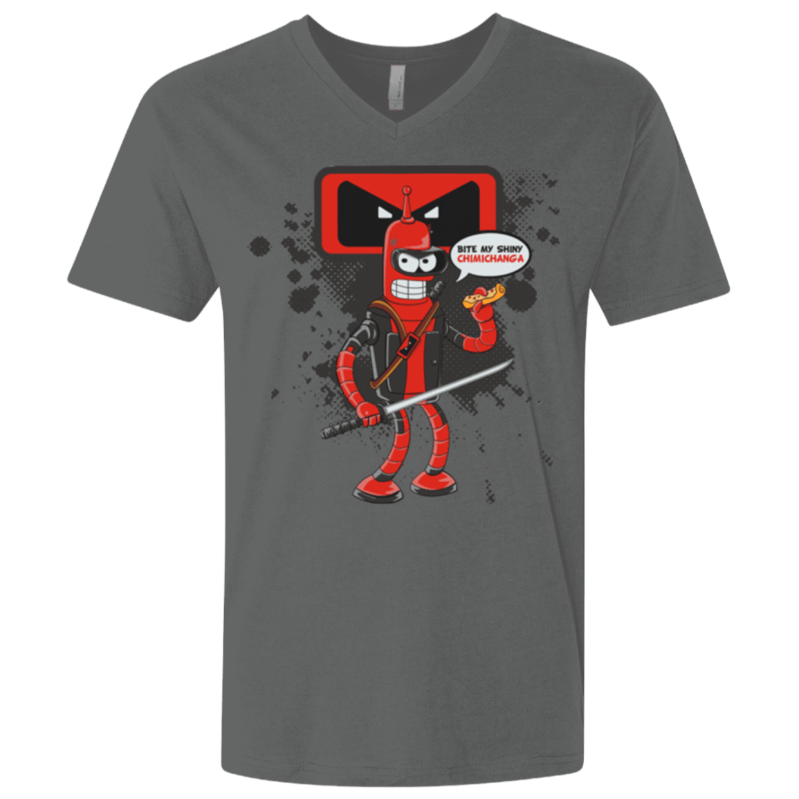 T-Shirts Heavy Metal / X-Small Bending The Fourth Wall Men's Premium V-Neck