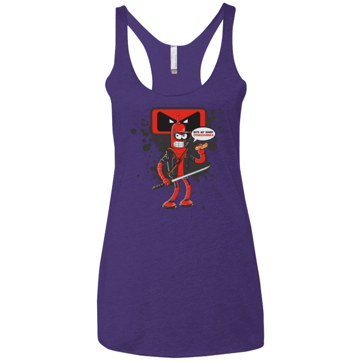 T-Shirts Purple / X-Small Bending The Fourth Wall Women's Triblend Racerback Tank