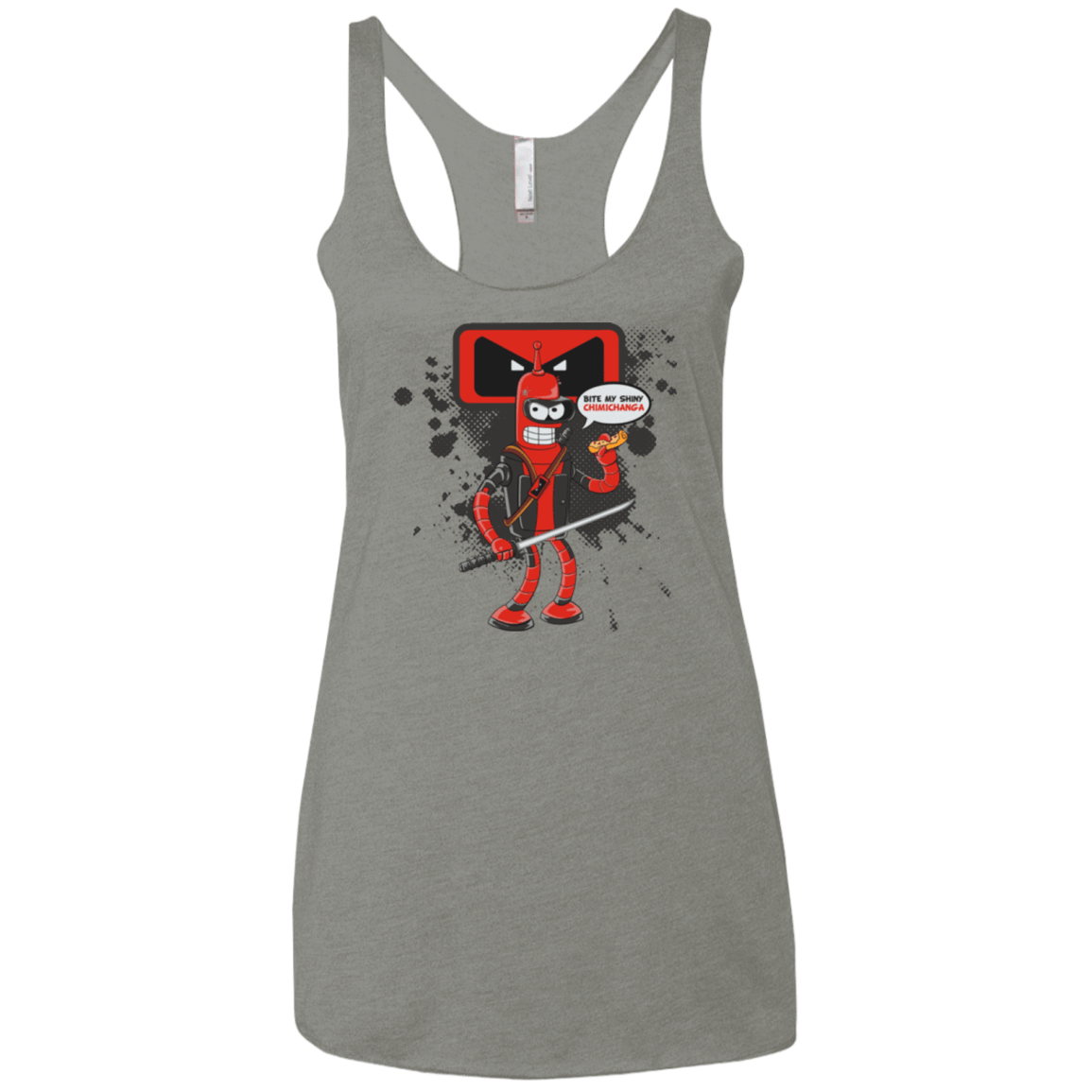 T-Shirts Venetian Grey / X-Small Bending The Fourth Wall Women's Triblend Racerback Tank