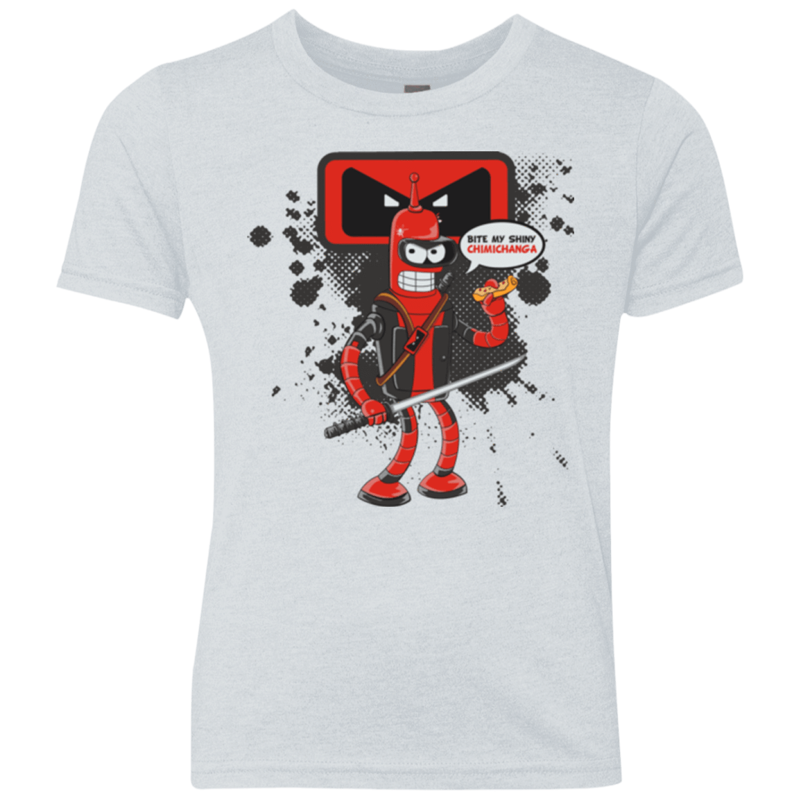 T-Shirts Heather White / YXS Bending The Fourth Wall Youth Triblend T-Shirt