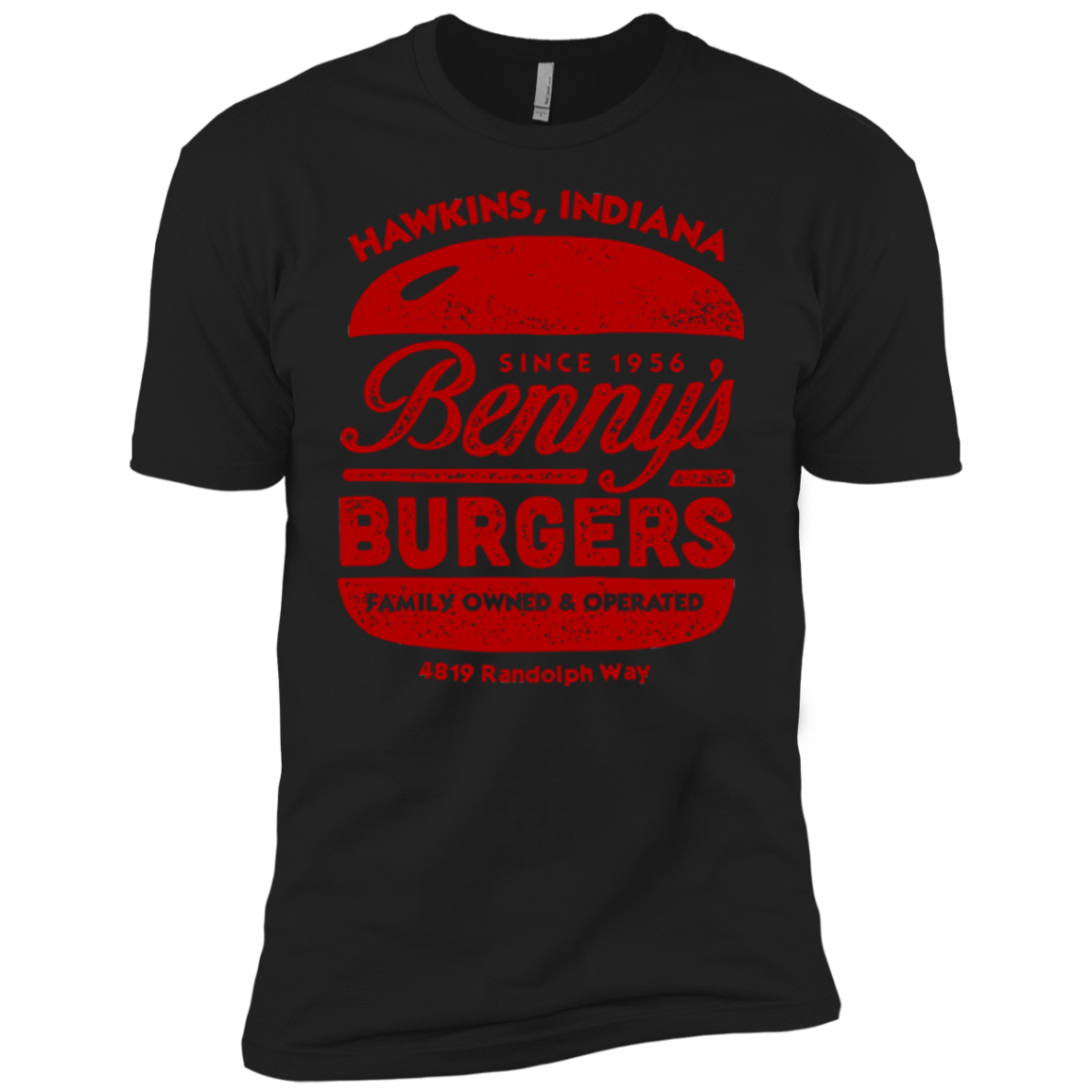T-Shirts Black / YXS Benny's Burgers Boys Premium T-Shirt