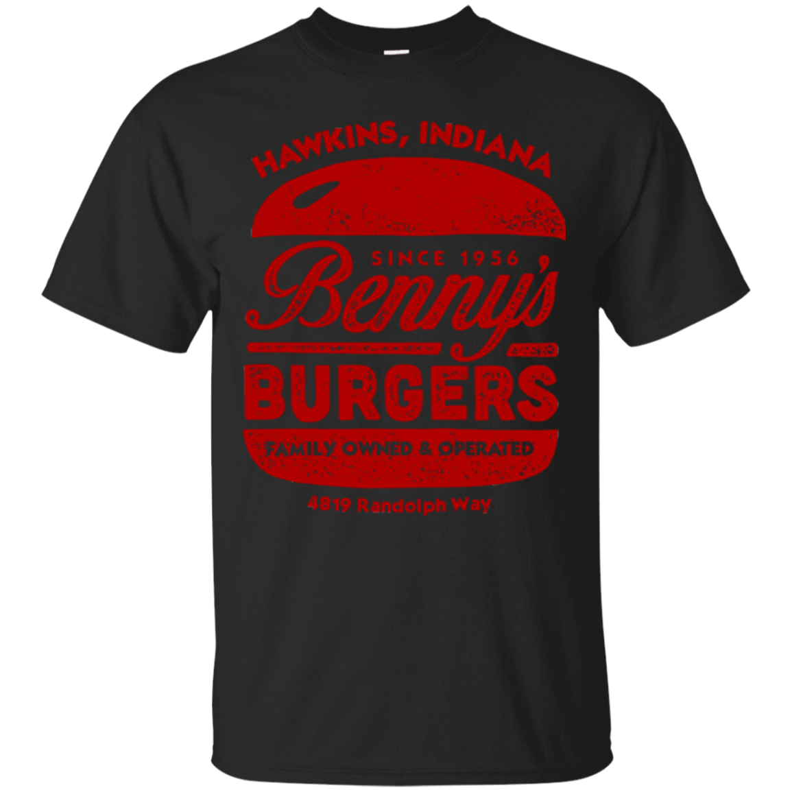 T-Shirts Black / Small Benny's Burgers T-Shirt