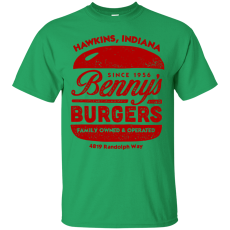 T-Shirts Irish Green / Small Benny's Burgers T-Shirt