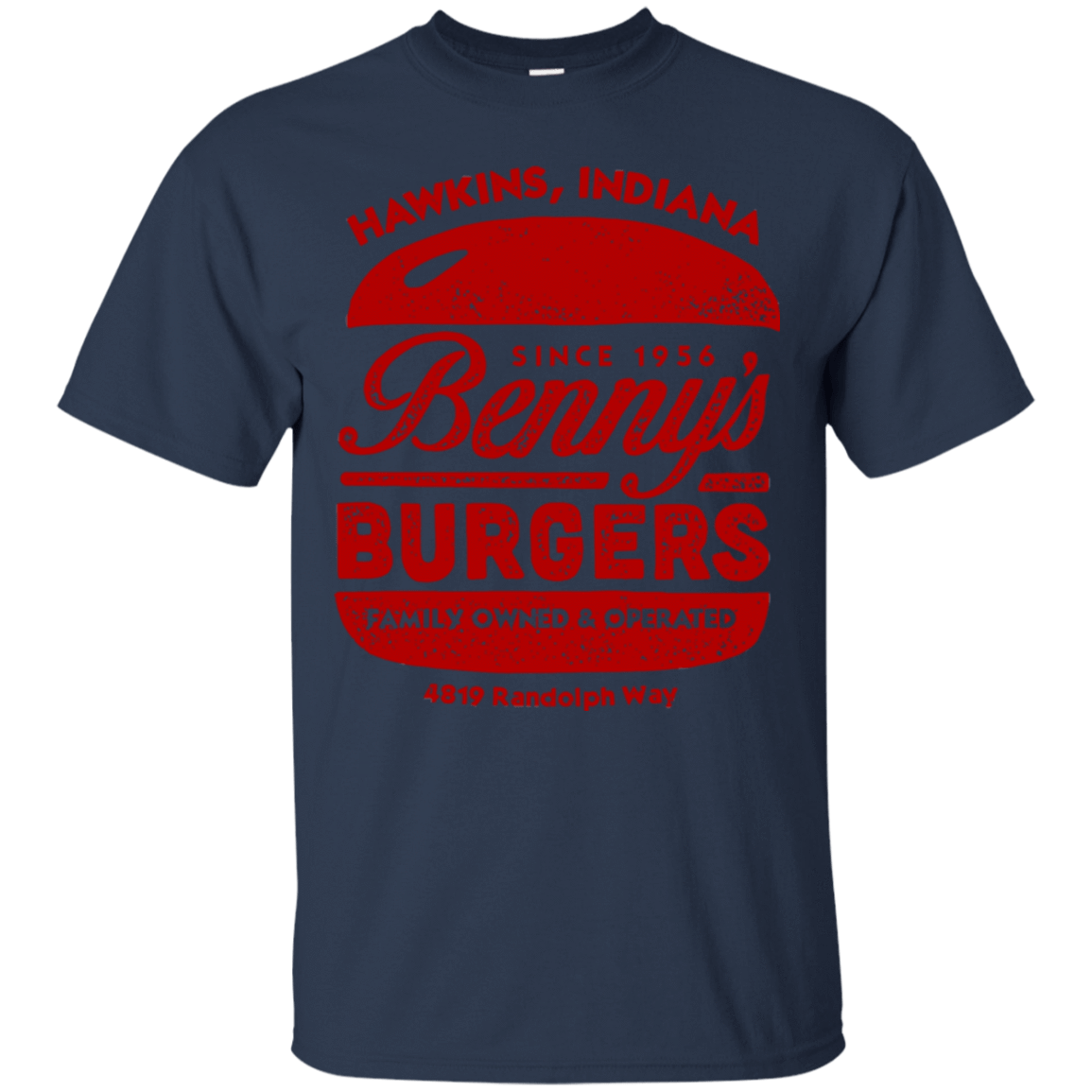 T-Shirts Navy / Small Benny's Burgers T-Shirt