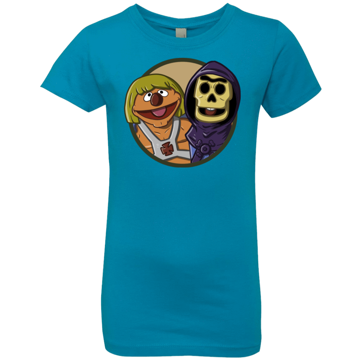 T-Shirts Turquoise / YXS Bert and Ernie Girls Premium T-Shirt