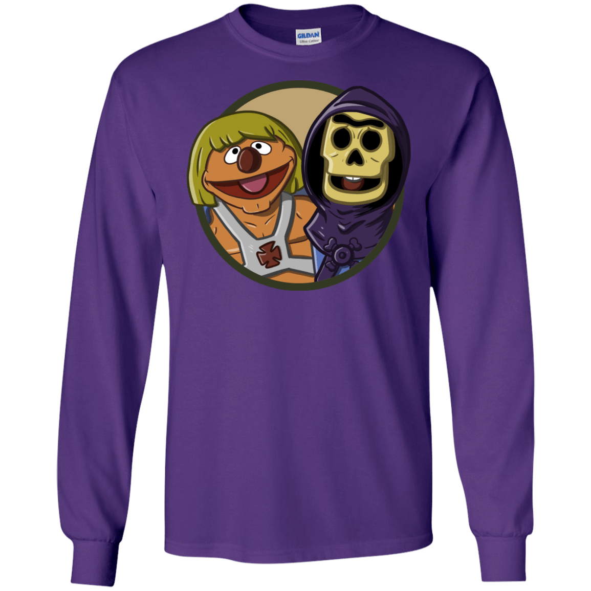 T-Shirts Purple / S Bert and Ernie Men's Long Sleeve T-Shirt