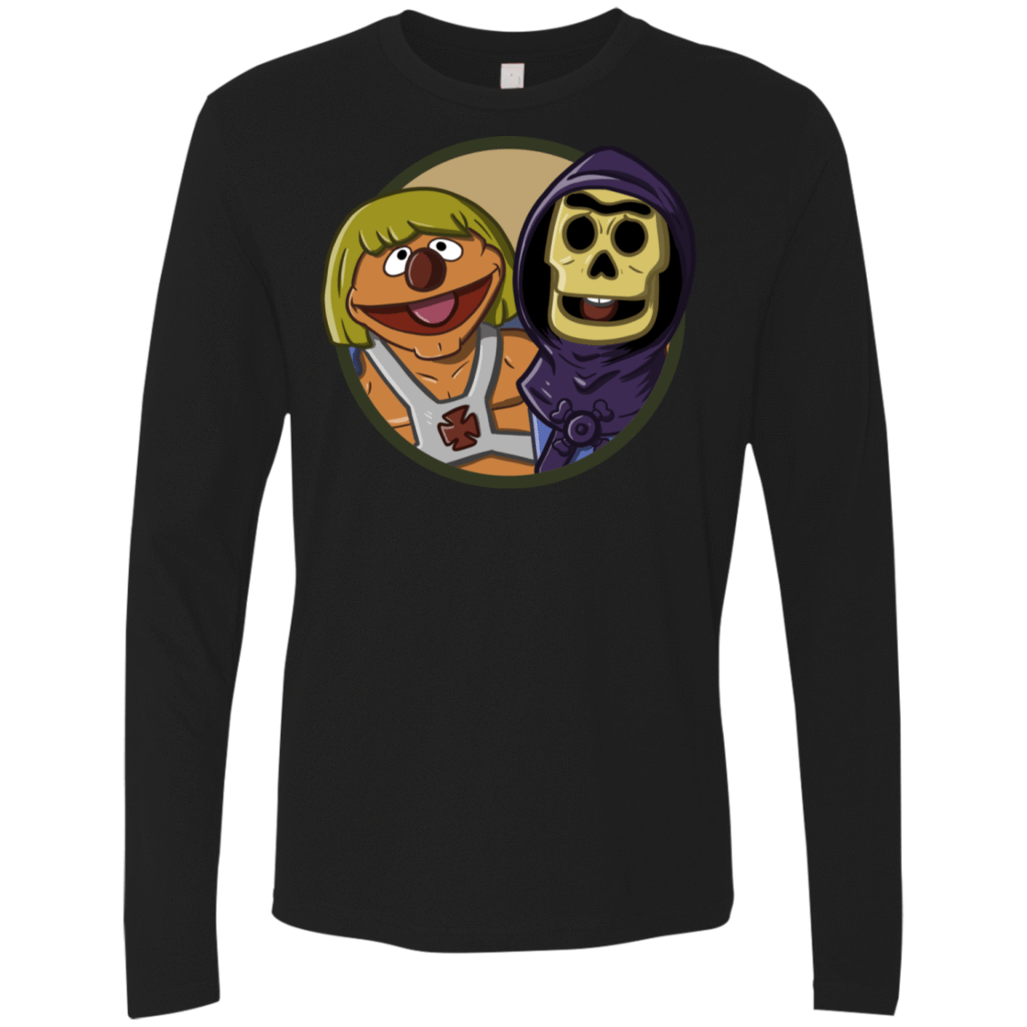 T-Shirts Black / S Bert and Ernie Men's Premium Long Sleeve