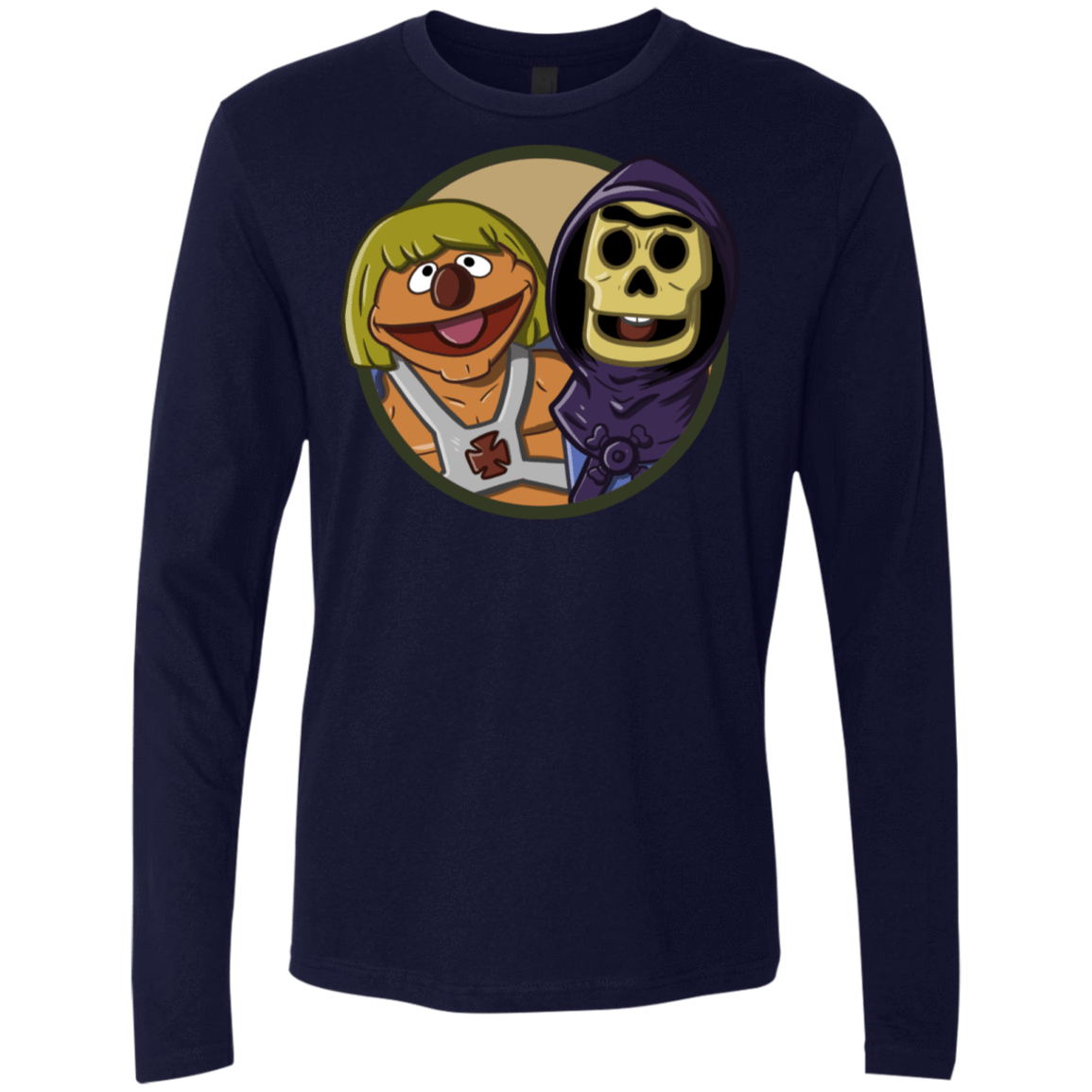 T-Shirts Midnight Navy / S Bert and Ernie Men's Premium Long Sleeve